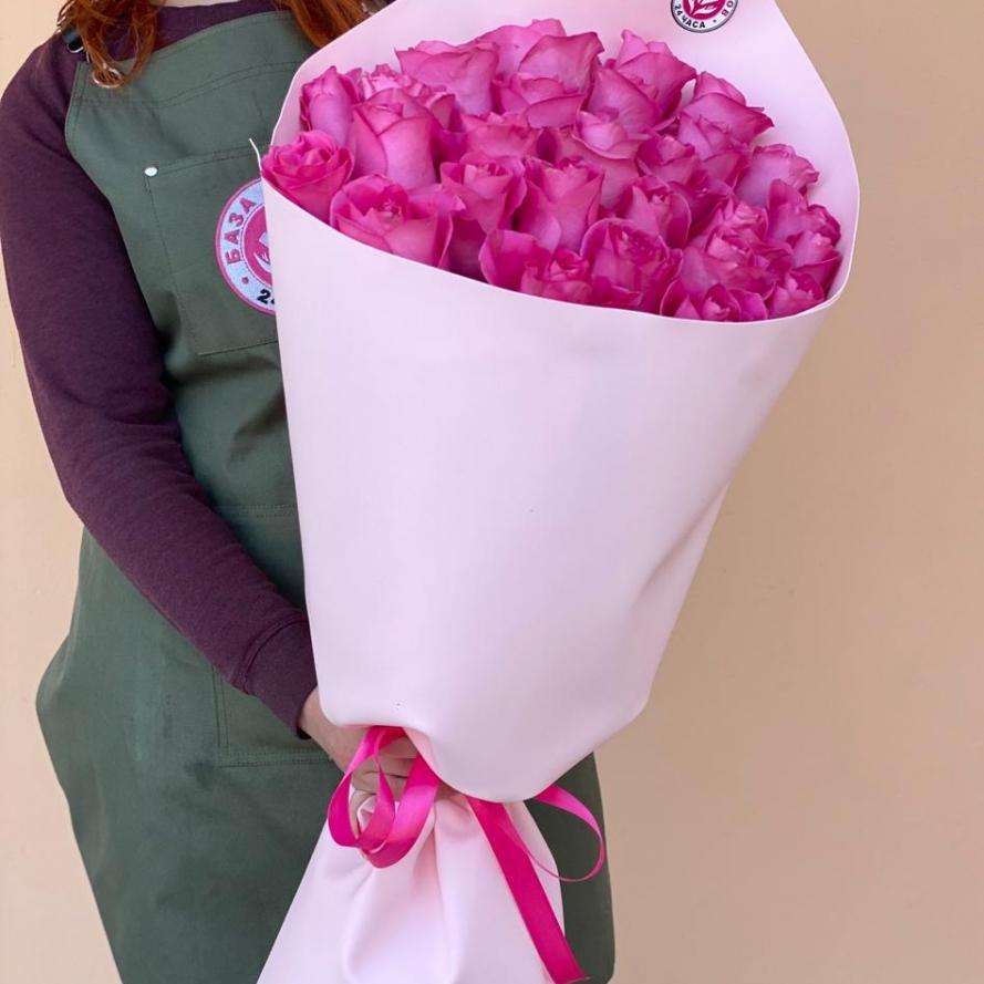 Букеты из розовых роз 70 см (Эквадор) Артикул: 20592mos