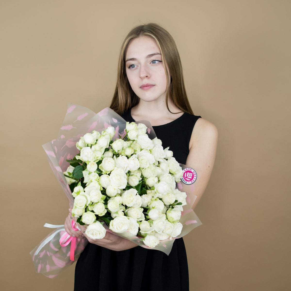Розы кустовые белые Артикул: 432m