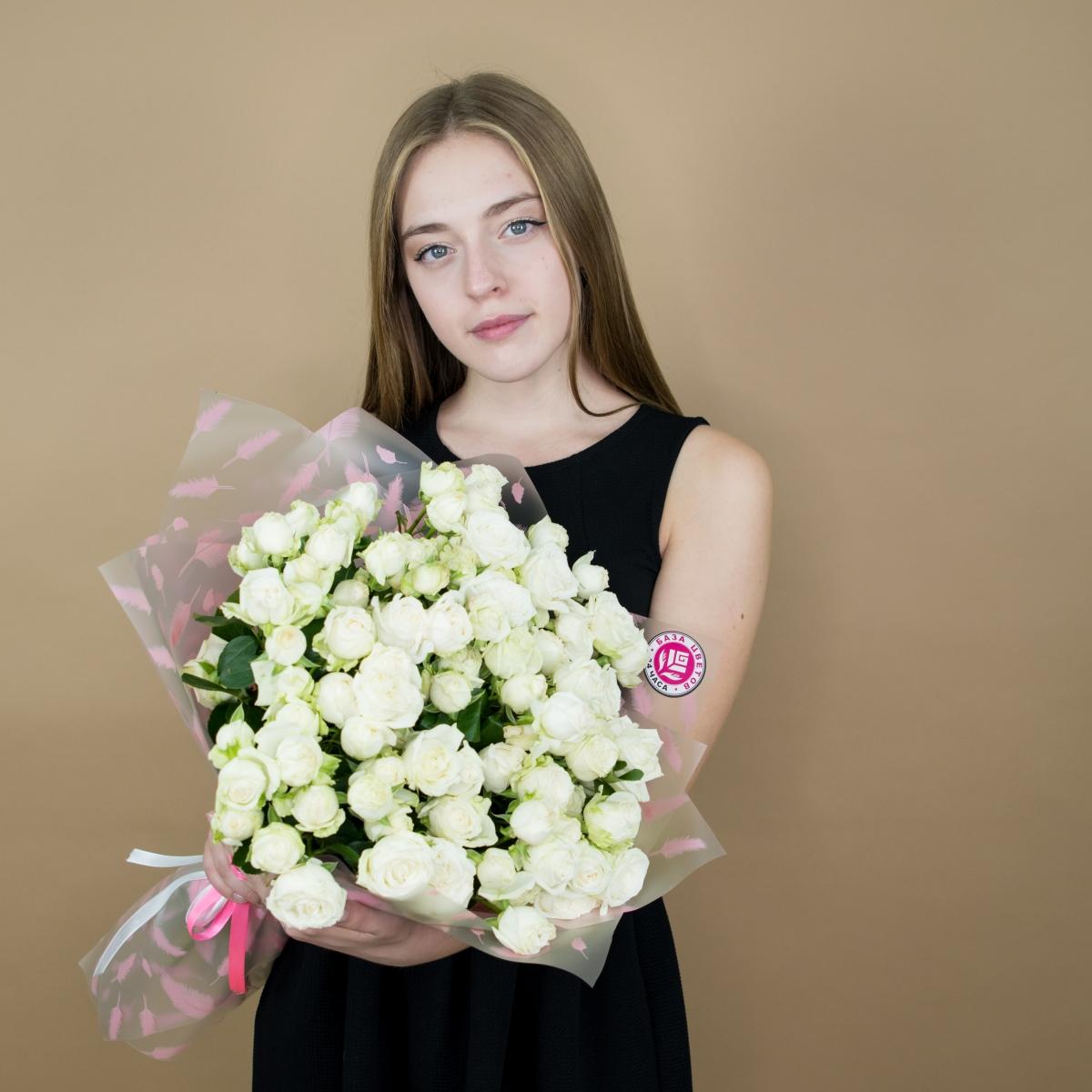 Розы кустовые белые Артикул: 432m