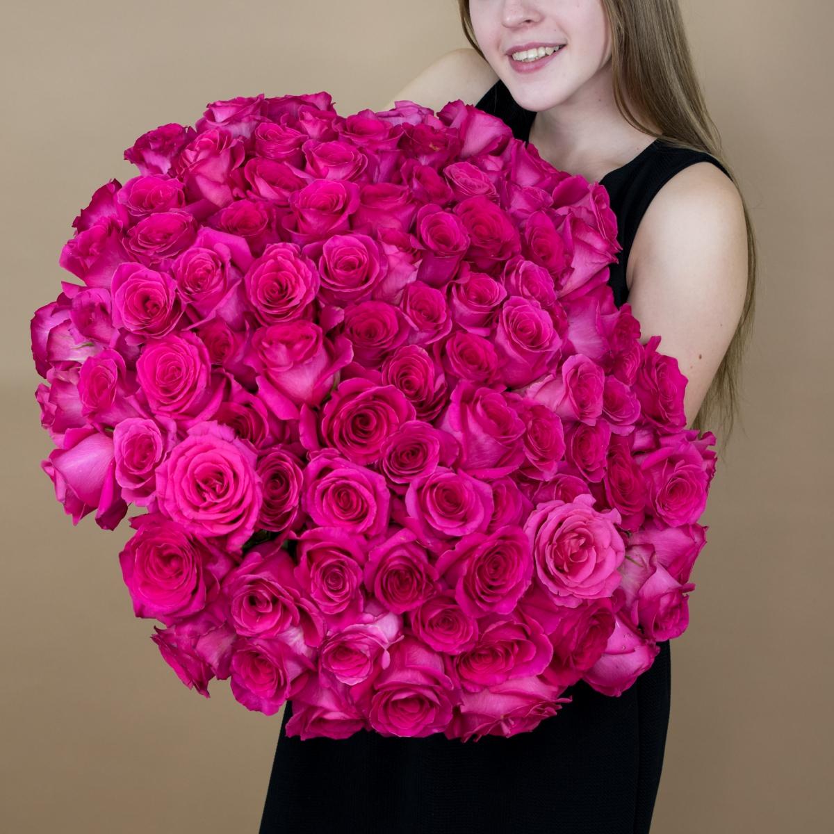 Букет из розовых роз 75 шт. (40 см) [articul  9702msk]