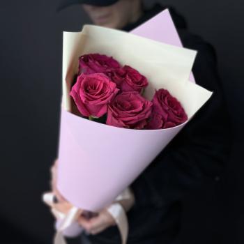 Розовые эквадорские розы (40 см)