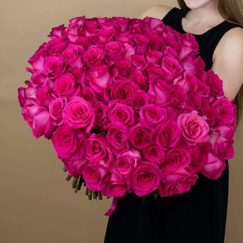 Розовые эквадорские розы (40 см)