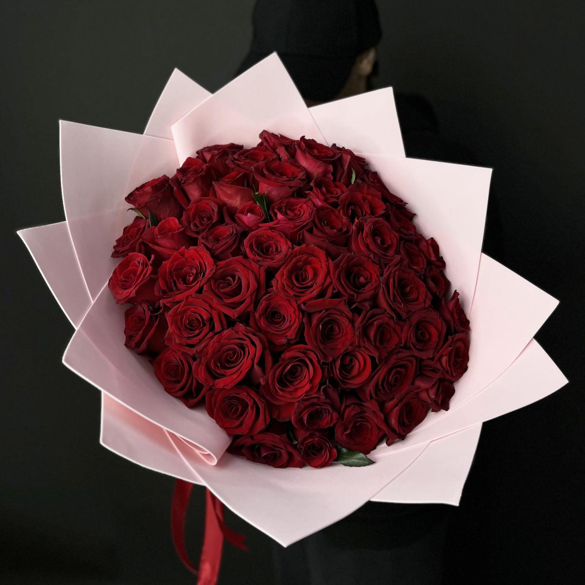 Розы 40 см Красные из Эквадора