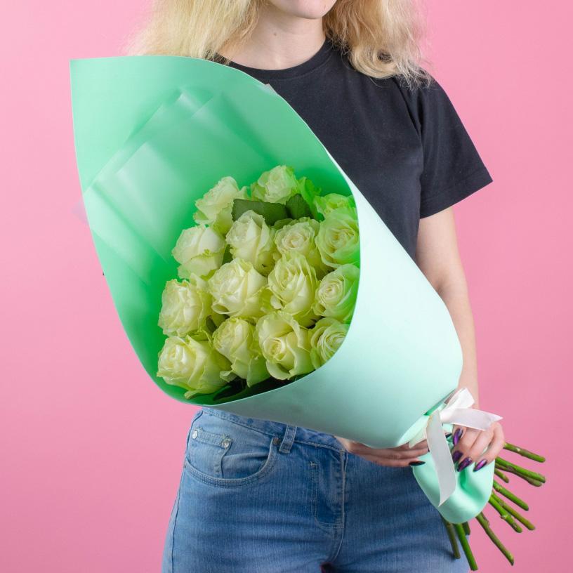 Розы 60 см белые Эквадорские