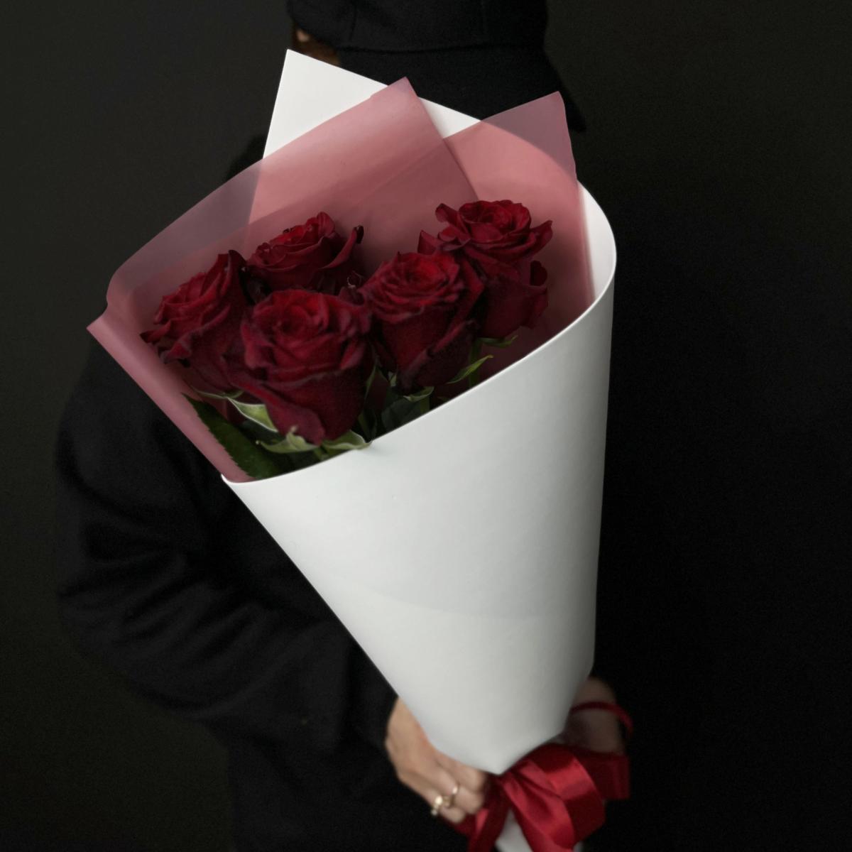 Розы 50 см красные Эквадорские