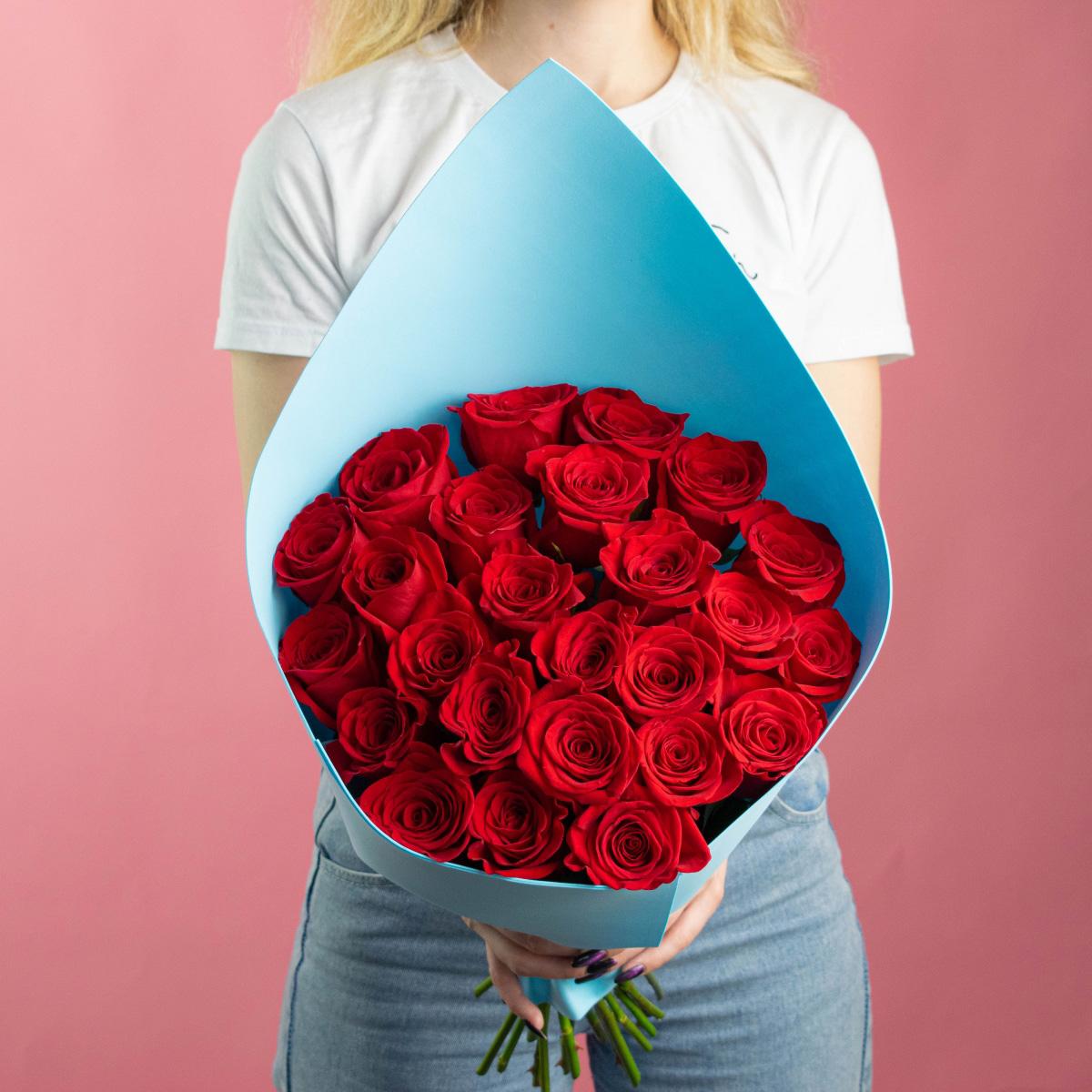 Розы 50 см красные Эквадорские