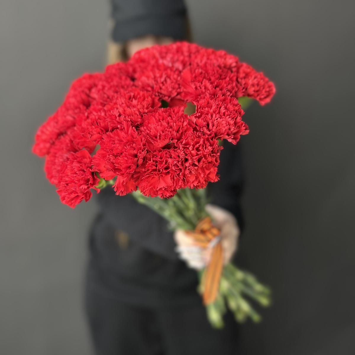 21 красная гвоздика
