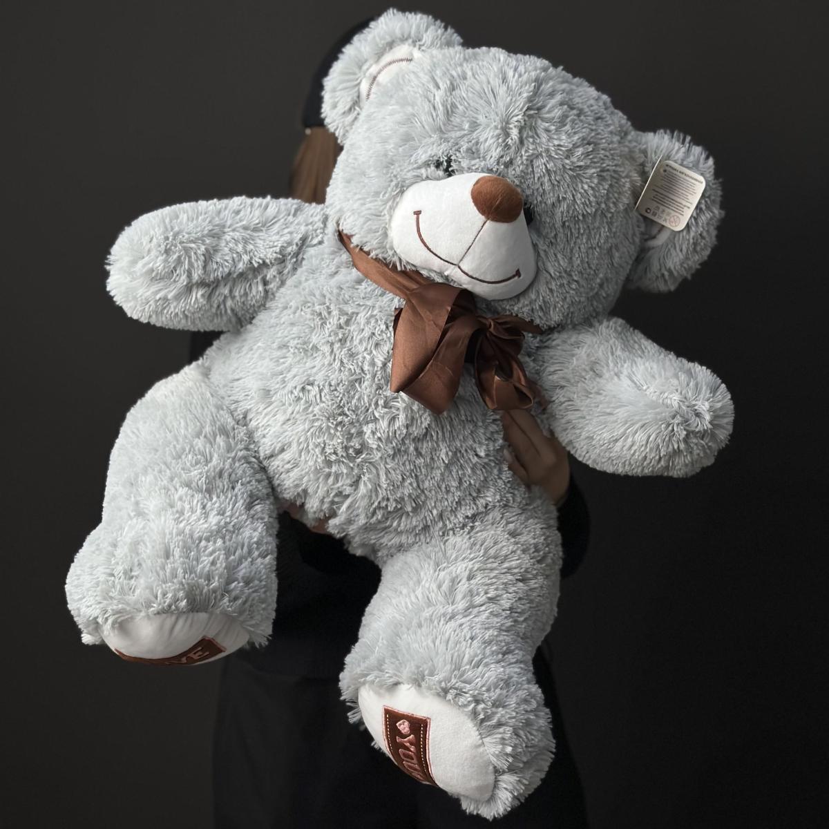 Мягкая игрушка Мишка 70 см серый