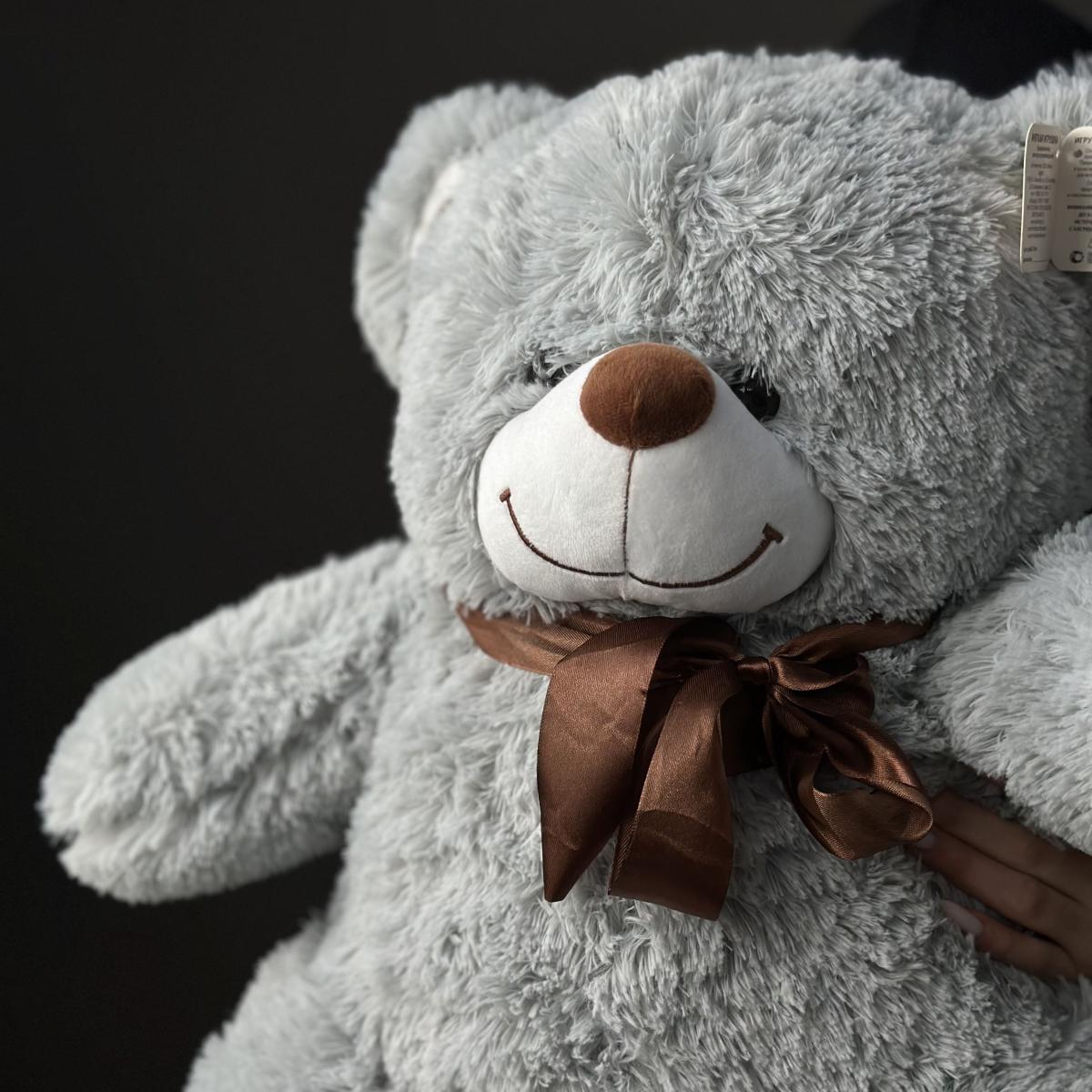 Мягкая игрушка Мишка 70 см серый